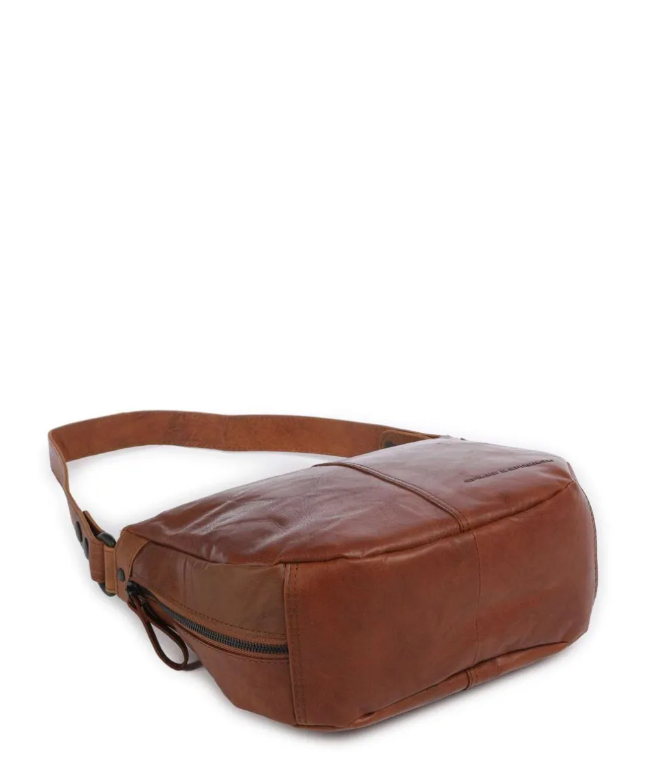 Spikes & Sparrow Shoulder Bags|Crossbody Bags-Bronco Carmen Shoulder bag fine grain leather