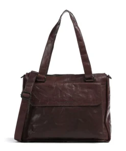 Spikes & Sparrow Business- & Laptop Bags-Bronco Ceciley Laptop bag 15″ grained leather