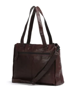 Spikes & Sparrow Business- & Laptop Bags-Bronco Ceciley Laptop bag 15″ grained leather