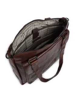 Spikes & Sparrow Business- & Laptop Bags-Bronco Ceciley Laptop bag 15″ grained leather