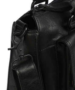 Spikes & Sparrow Business- & Laptop Bags-Bronco Ceciley Laptop bag 15″ grained leather