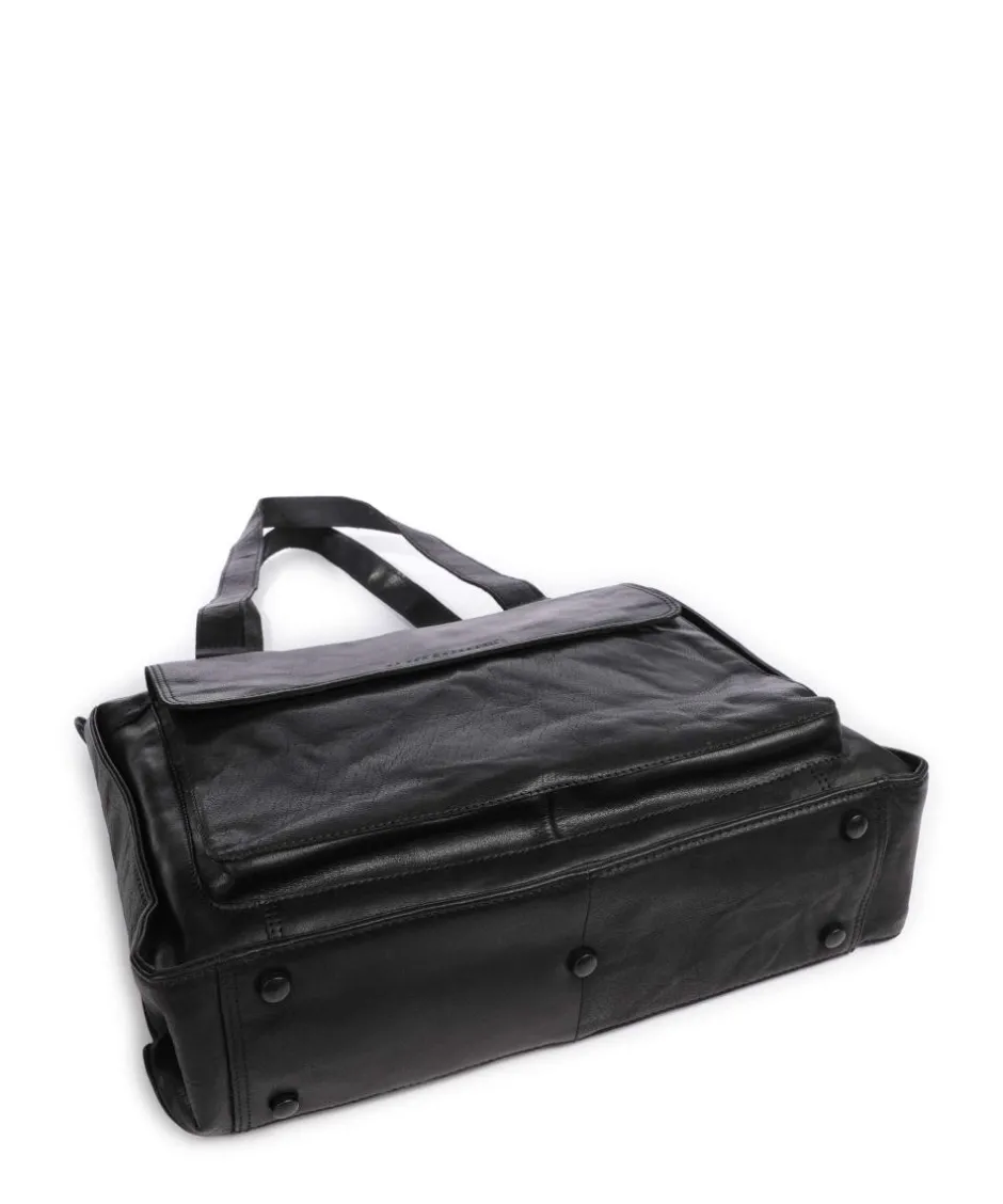 Spikes & Sparrow Business- & Laptop Bags-Bronco Ceciley Laptop bag 15″ grained leather