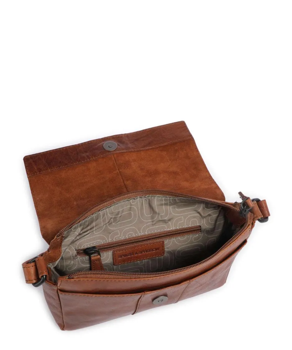 Spikes & Sparrow Business- & Laptop Bags|Crossbody Bags-Bronco Ceslie Crossbody bag fine grain leather