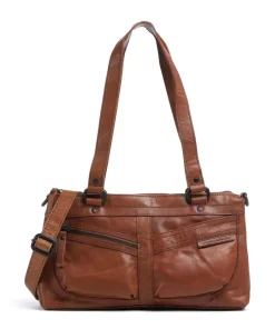 Spikes & Sparrow Shoulder Bags-Bronco Cherish Shoulder bag grained leather