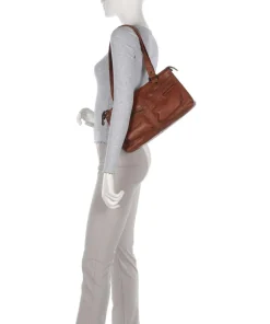 Spikes & Sparrow Shoulder Bags-Bronco Cherish Shoulder bag grained leather