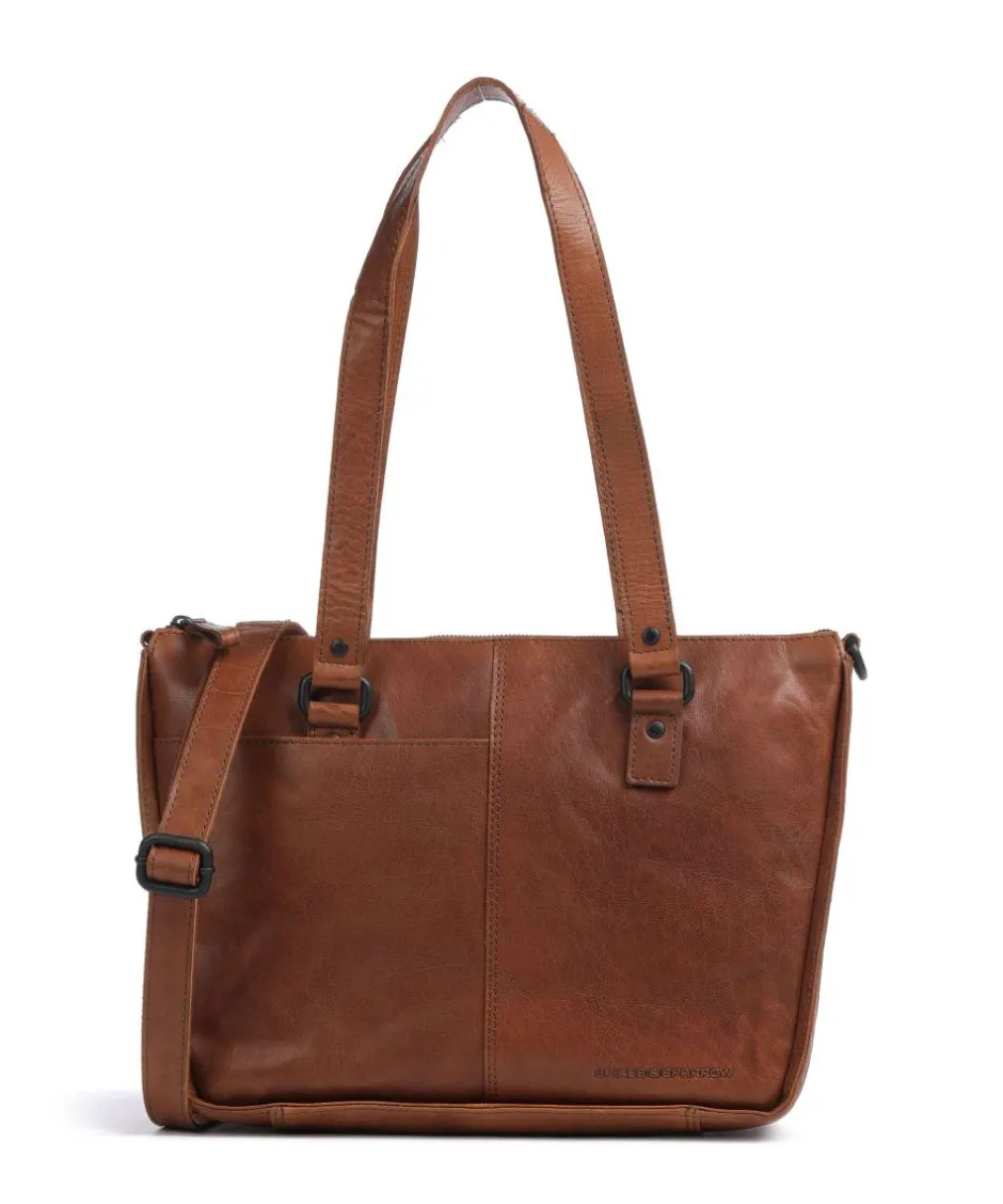 Spikes & Sparrow Tote Bags-Bronco Danah Tote bag 12″ grained leather