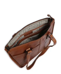Spikes & Sparrow Tote Bags-Bronco Danah Tote bag 12″ grained leather