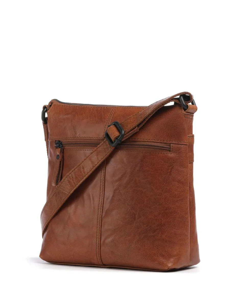 Spikes & Sparrow Crossbody Bags-Bronco Deborah Crossbody bag fine grain leather