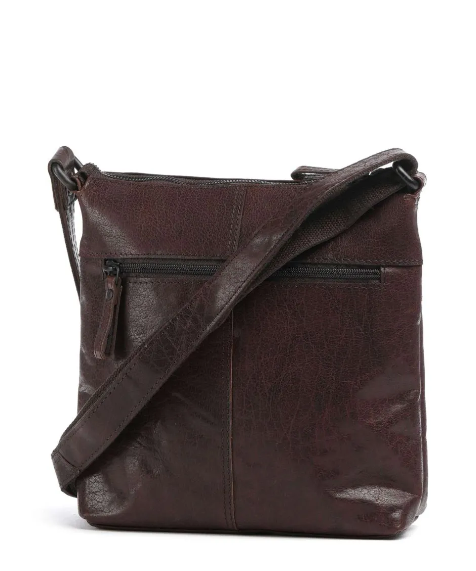 Spikes & Sparrow Crossbody Bags-Bronco Deborah Crossbody bag fine grain leather