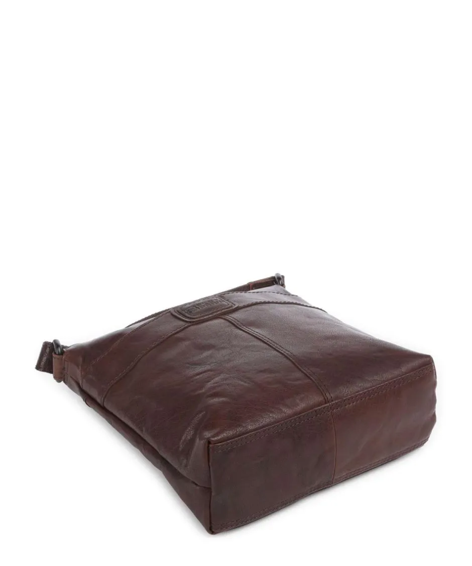 Spikes & Sparrow Crossbody Bags-Bronco Deborah Crossbody bag fine grain leather