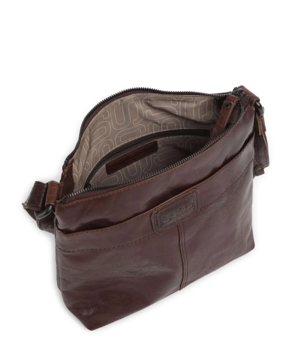 Spikes & Sparrow Crossbody Bags-Bronco Deborah Crossbody bag fine grain leather