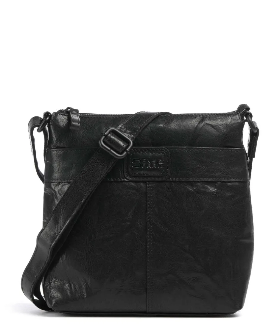 Spikes & Sparrow Crossbody Bags-Bronco Deborah Crossbody bag fine grain leather