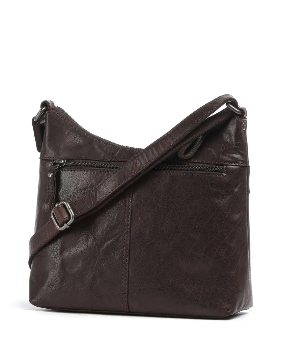 Spikes & Sparrow Crossbody Bags-Bronco Elien Crossbody bag fine grain leather