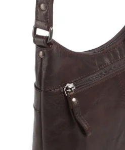 Spikes & Sparrow Crossbody Bags-Bronco Elien Crossbody bag fine grain leather