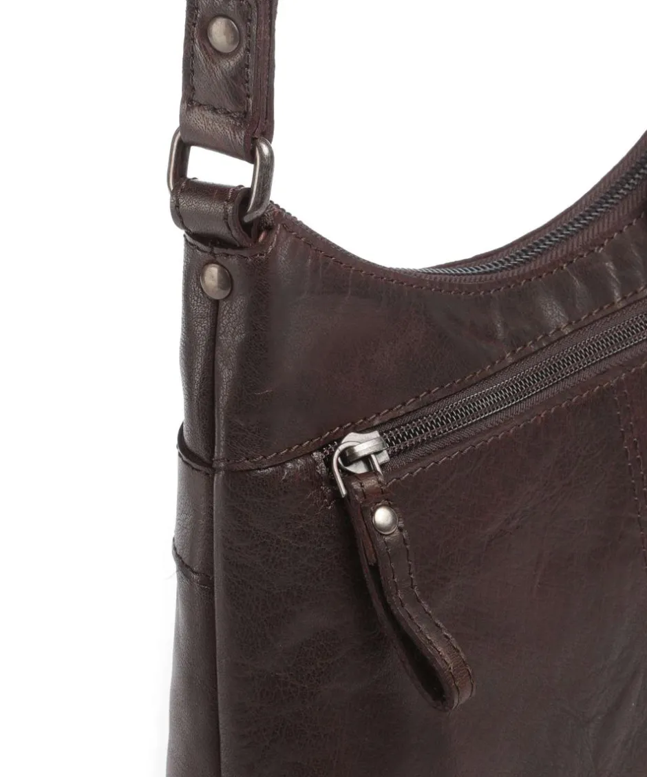 Spikes & Sparrow Crossbody Bags-Bronco Elien Crossbody bag fine grain leather