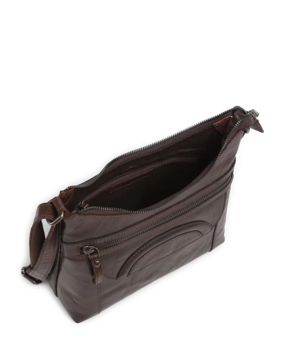 Spikes & Sparrow Crossbody Bags-Bronco Elien Crossbody bag fine grain leather
