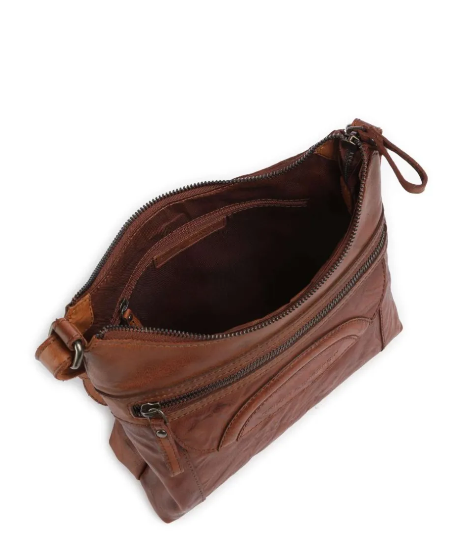 Spikes & Sparrow Crossbody Bags-Bronco Elien Crossbody bag fine grain leather