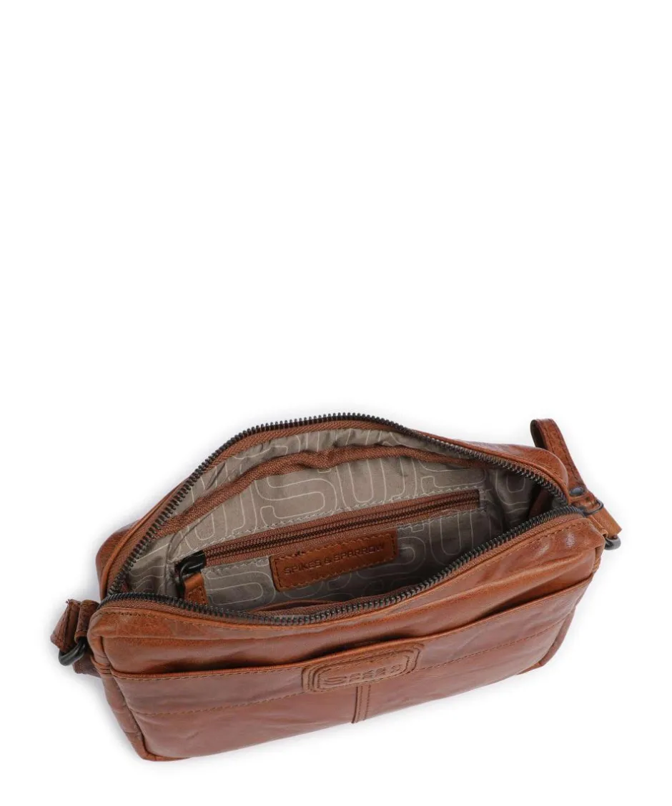 Spikes & Sparrow Crossbody Bags-Bronco Eva Crossbody bag fine grain leather