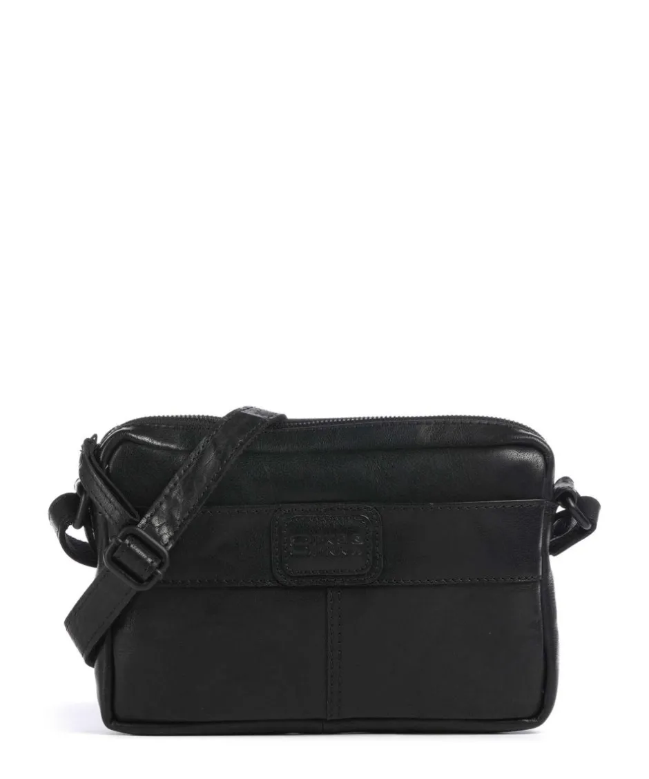Spikes & Sparrow Crossbody Bags-Bronco Eva Crossbody bag fine grain leather