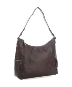 Spikes & Sparrow Shoulder Bags|Hobo Bags-Bronco Hobo bag buffalo leather