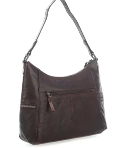 Spikes & Sparrow Shoulder Bags|Hobo Bags-Bronco Hobo bag buffalo leather