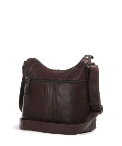 Spikes & Sparrow Shoulder Bags|Hobo Bags-Bronco Hobo bag grained leather