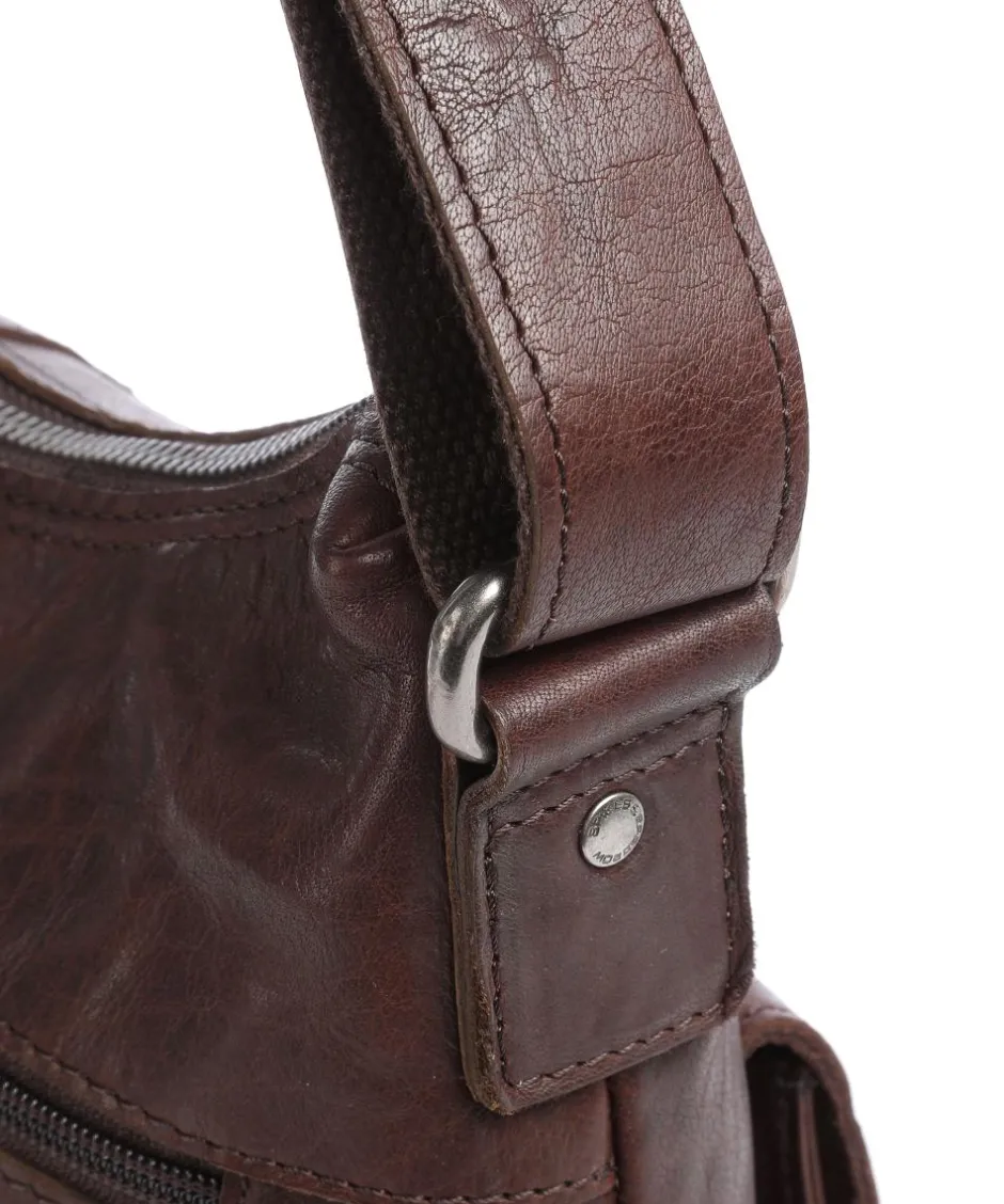 Spikes & Sparrow Shoulder Bags|Hobo Bags-Bronco Hobo bag grained leather