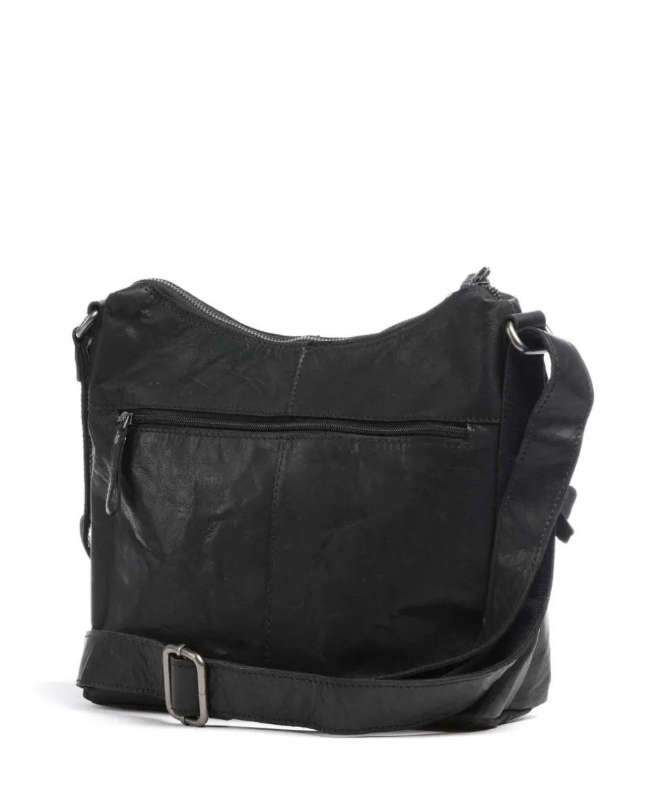 Spikes & Sparrow Shoulder Bags|Hobo Bags-Bronco Hobo bag grained leather