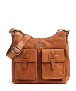 Spikes & Sparrow Shoulder Bags|Hobo Bags-Bronco Hobo bag grained leather