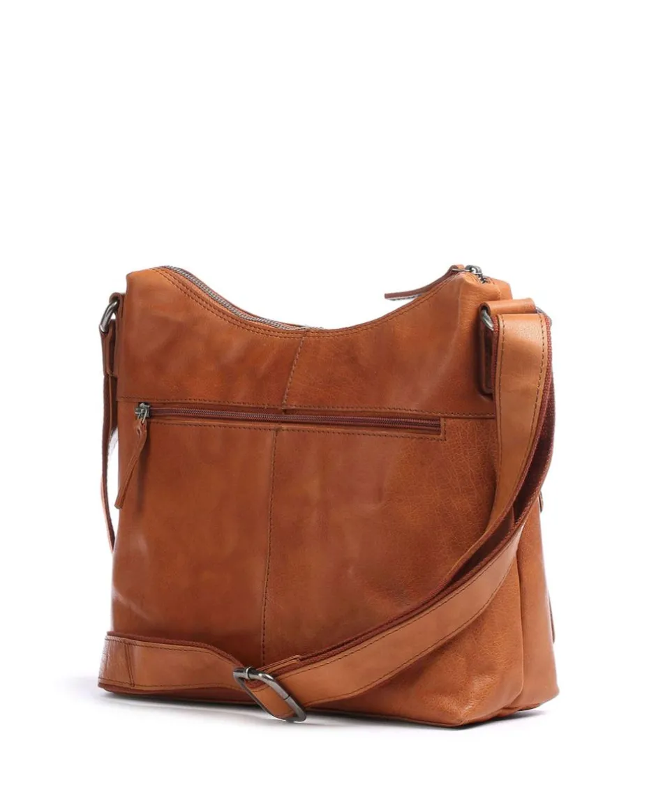 Spikes & Sparrow Shoulder Bags|Hobo Bags-Bronco Hobo bag grained leather