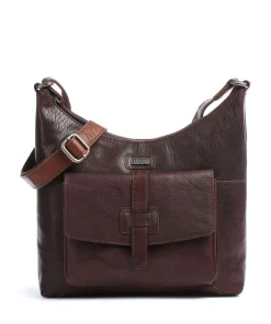 Spikes & Sparrow Shoulder Bags|Hobo Bags-Bronco Hobo bag leather