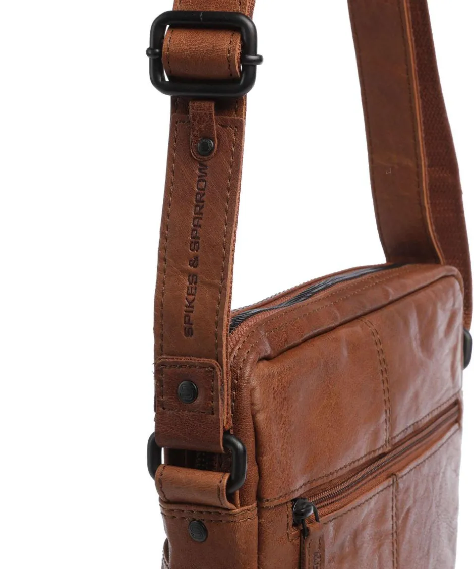 Spikes & Sparrow Crossbody Bags-Bronco Jayed Crossbody bag 13″ grained leather