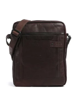 Spikes & Sparrow Crossbody Bags-Bronco Jayed Crossbody bag 13″ grained leather