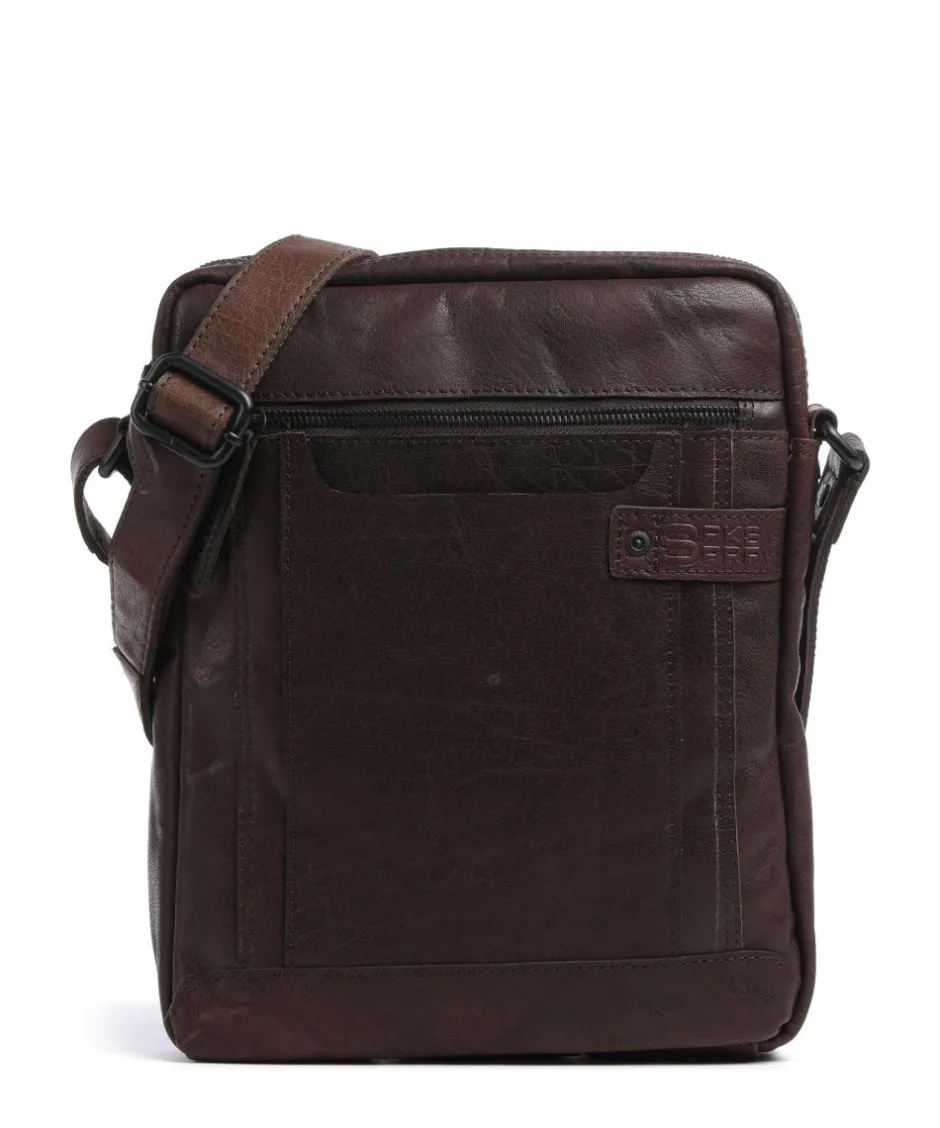 Spikes & Sparrow Crossbody Bags-Bronco Jayed Crossbody bag 13″ grained leather