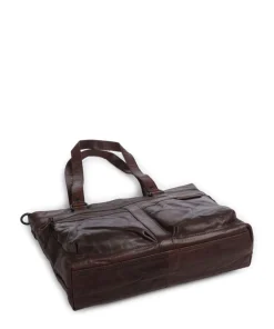 Spikes & Sparrow Crossbody Bags|Shoulder Bags-Bronco José Shoulder bag 13″ grained leather