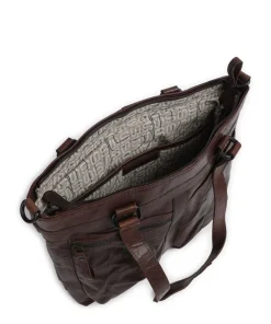 Spikes & Sparrow Crossbody Bags|Shoulder Bags-Bronco José Shoulder bag 13″ grained leather