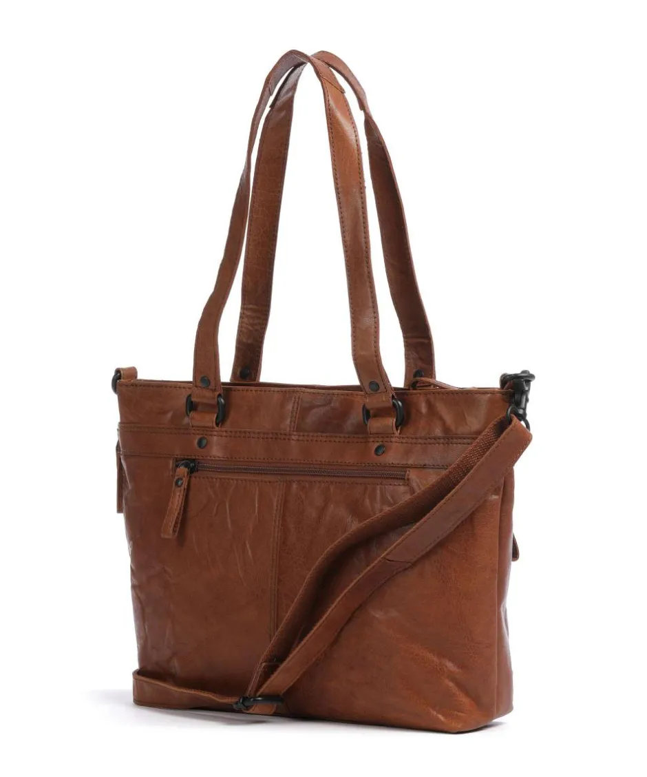 Spikes & Sparrow Shoulder Bags|Crossbody Bags-Bronco José Shoulder bag 13″ grained leather