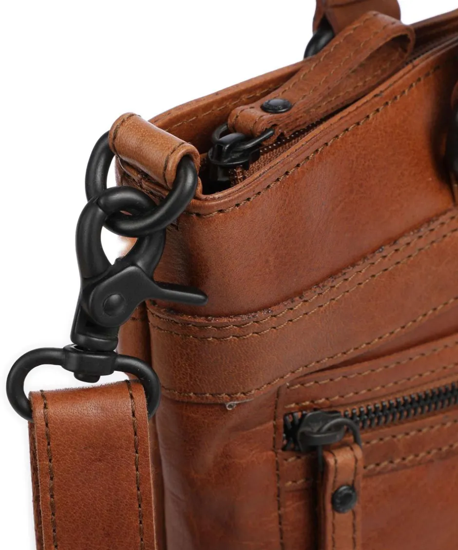 Spikes & Sparrow Shoulder Bags|Crossbody Bags-Bronco José Shoulder bag 13″ grained leather
