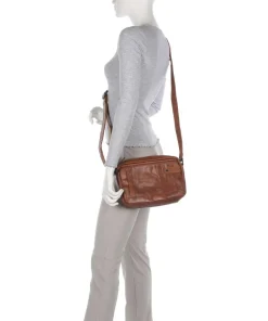 Spikes & Sparrow Crossbody Bags-Bronco Kyrillos Crossbody bag grained leather