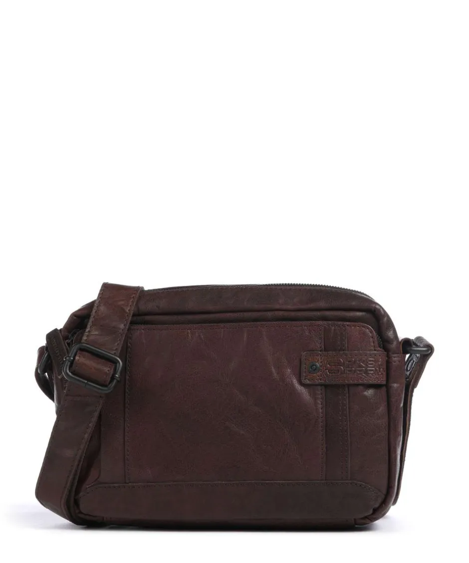 Spikes & Sparrow Crossbody Bags-Bronco Kyrillos Crossbody bag grained leather