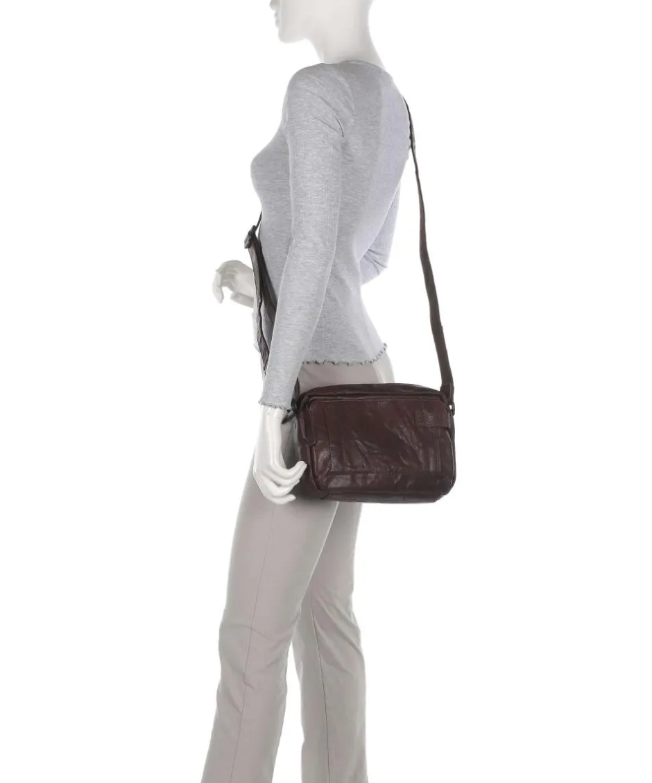 Spikes & Sparrow Crossbody Bags-Bronco Kyrillos Crossbody bag grained leather