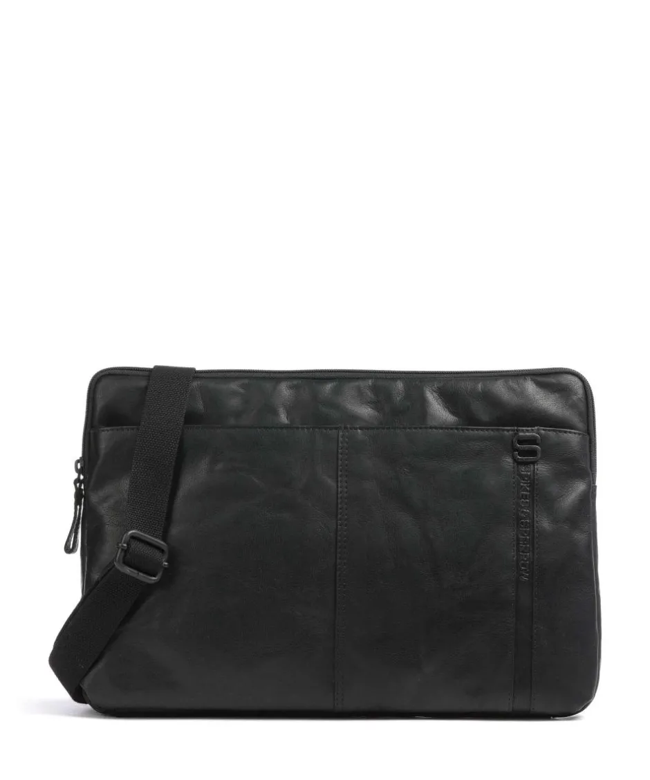 Spikes & Sparrow Business- & Laptop Bags-Bronco Laptop bag 15″ fine grain leather