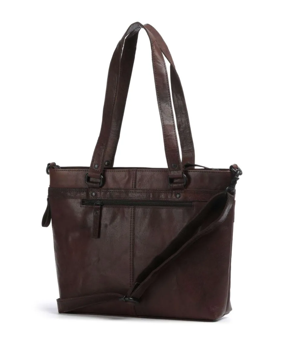 Spikes & Sparrow Business- & Laptop Bags|Tote Bags-Bronco Lavendar Tote bag 13″ fine grain leather