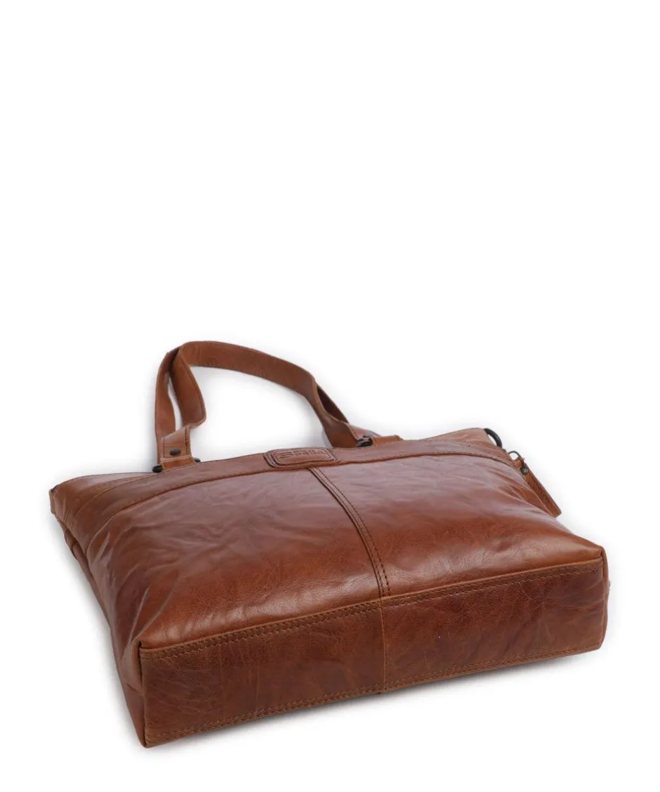 Spikes & Sparrow Business- & Laptop Bags|Tote Bags-Bronco Lavendar Tote bag 13″ fine grain leather