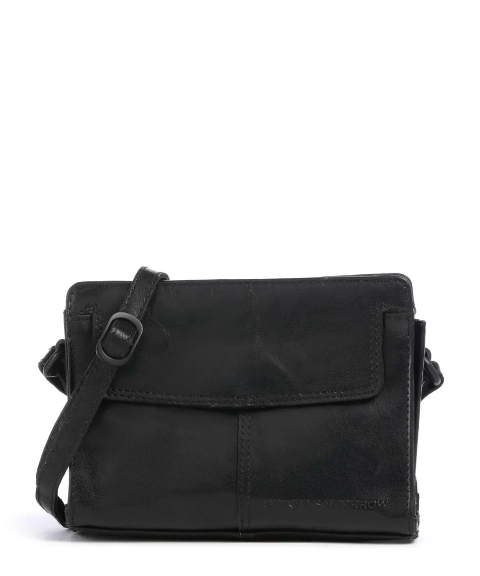 Spikes & Sparrow Crossbody Bags-Bronco Leyla Crossbody bag fine grain leather