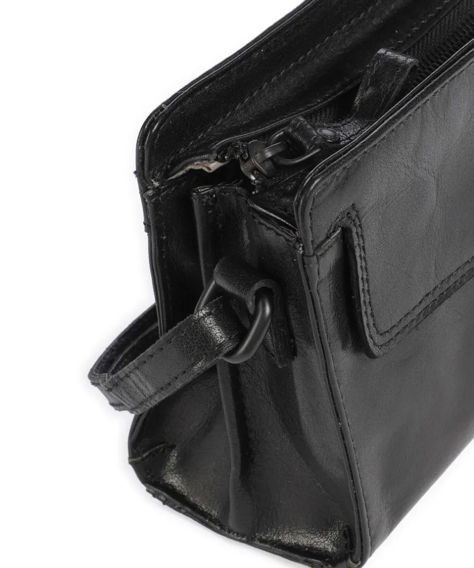 Spikes & Sparrow Crossbody Bags-Bronco Leyla Crossbody bag fine grain leather