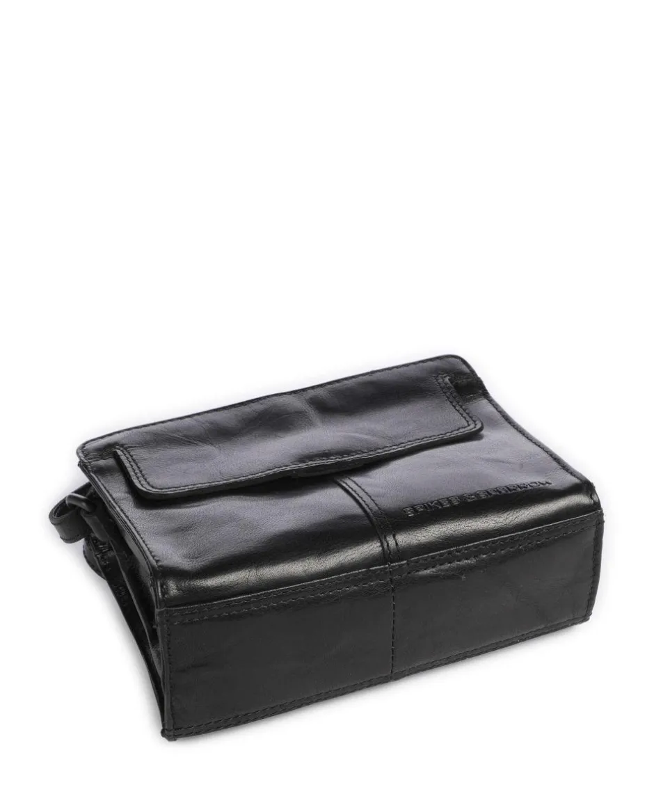 Spikes & Sparrow Crossbody Bags-Bronco Leyla Crossbody bag fine grain leather