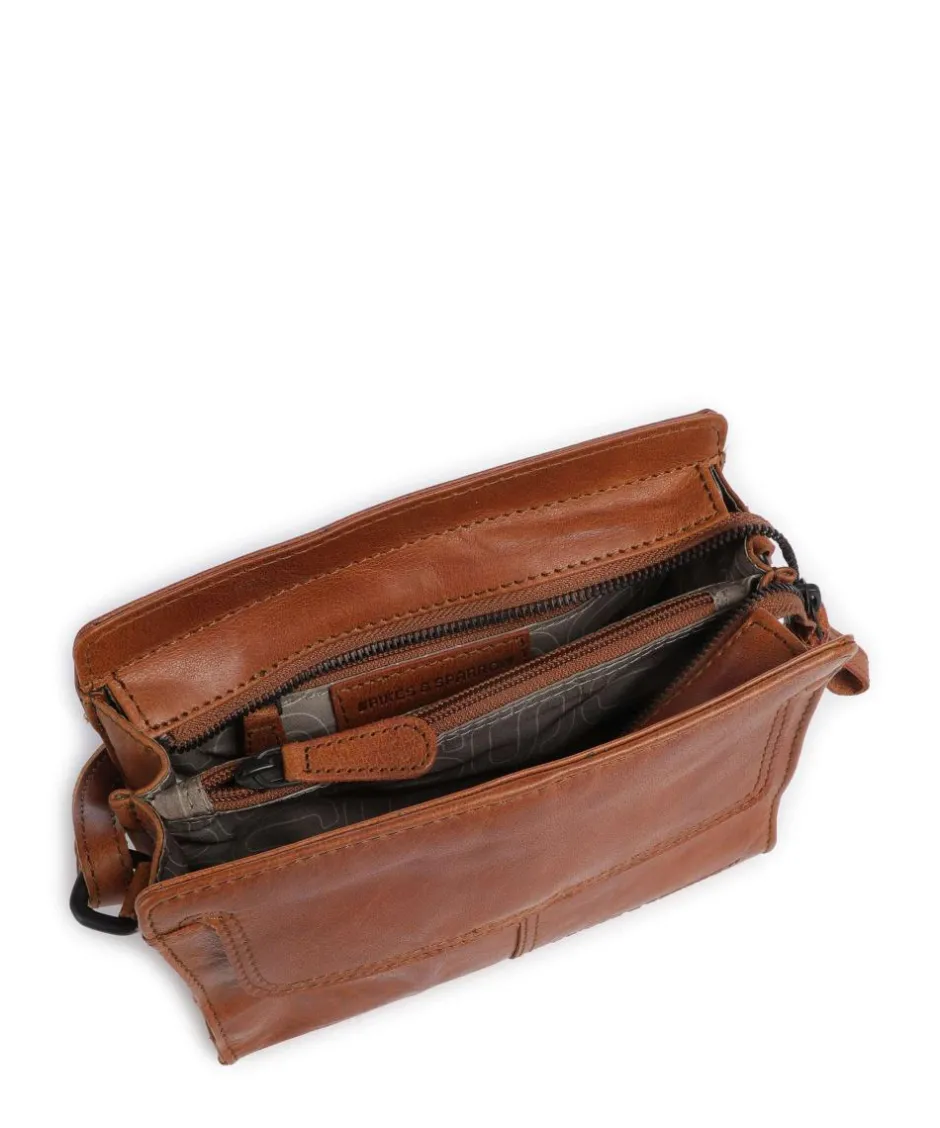 Spikes & Sparrow Crossbody Bags-Bronco Leyla Crossbody bag fine grain leather