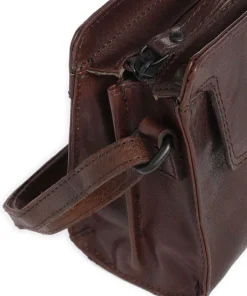 Spikes & Sparrow Crossbody Bags-Bronco Leyla Crossbody bag fine grain leather