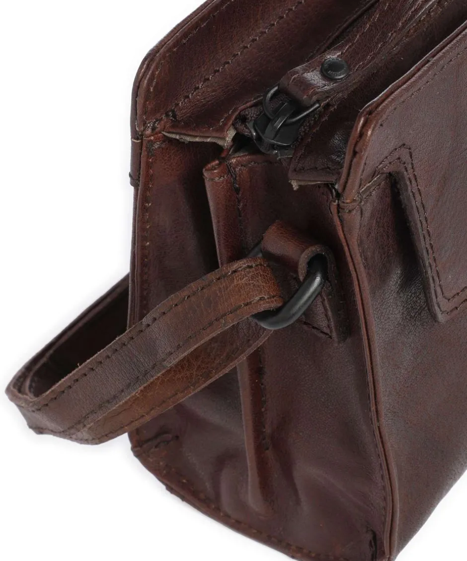 Spikes & Sparrow Crossbody Bags-Bronco Leyla Crossbody bag fine grain leather